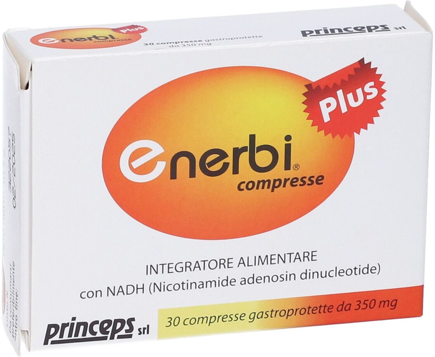 PRINCEPS Srl Enerbi Plus, Integratore Alimentare Energetico,30 Compresse