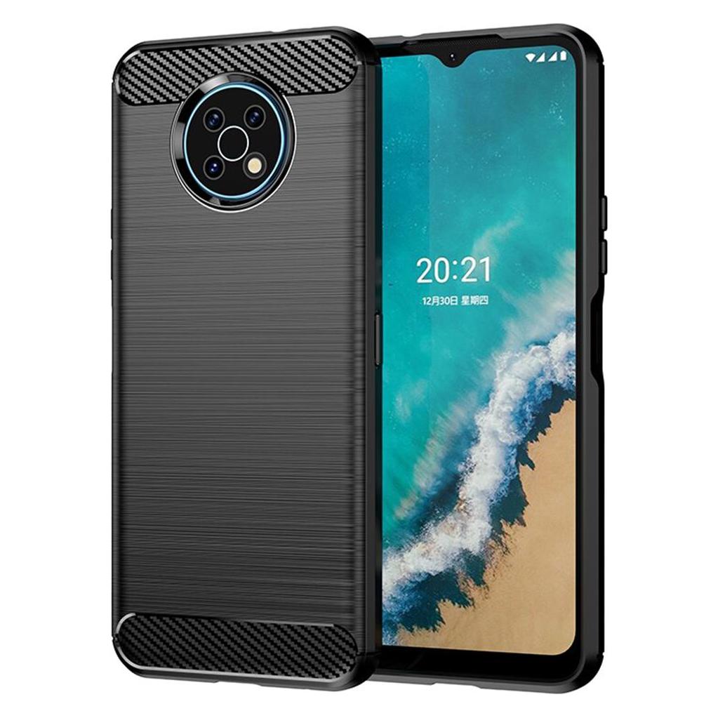 Techsuit - Carbon Silicone - Nokia G50 - Black (Nokia G50) (56339840)