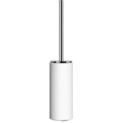 Gessi Anello Toilettenbürstengarnitur, Standmodell, Behälter weiß matt, 63743713, Farbe: Messing Antik