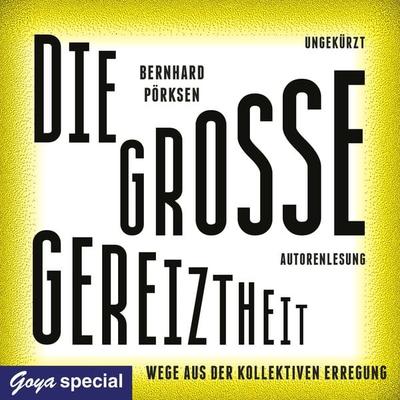 Die große Gereiztheit. Wege aus der kollektiven Erregung - Bernhard Pörksen, Audio, 4064066578084