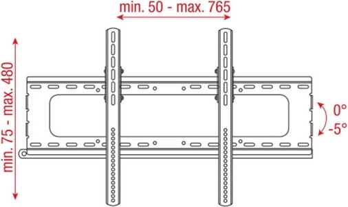 Showgear PLB-3260 LCD Wandhalterung für Bildschirme 32'' -60''