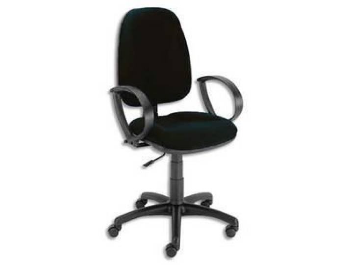 Chaise Dactylo bureautique ERGO LIGN tissu noir