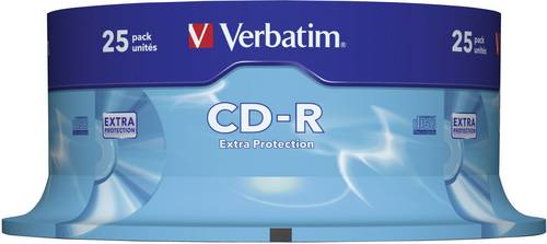 Verbatim 43432 CD-R 80 Rohling 700 MB 25 St. Spindel