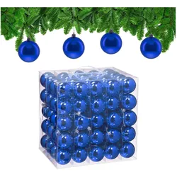 Relaxdays, Christbaumschmuck, Weihnachtskugeln 100er Set (100x)