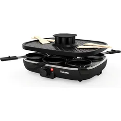 Tristar RA-2760 Raclette Clean Air, Racletteofen, Silber, Schwarz