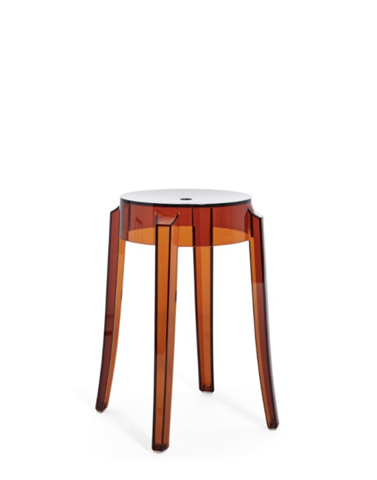 Kartell Charles Ghost Hocker (bernstein transparent) bernstein transparent 04897Z2