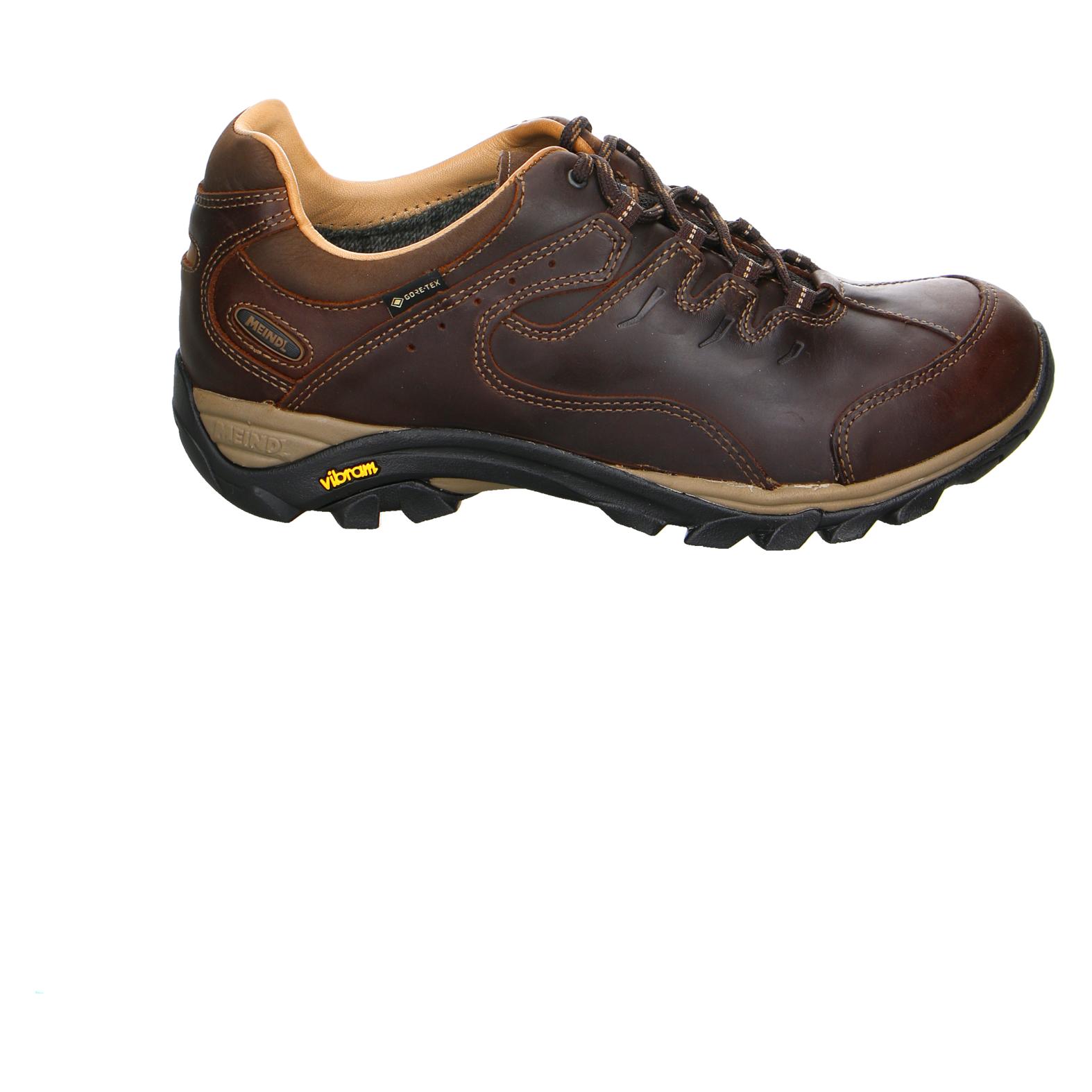 Meindl Light-Hike-Schuh Caracas GTX Grösse 47 - 12 dunkelbraun Nubukleder Gore-Tex Futter (47) (3879-46-47)