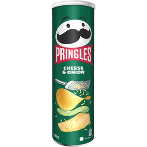 Pringles Chips Cheese & Onion, Kartoffelchips, 185 g