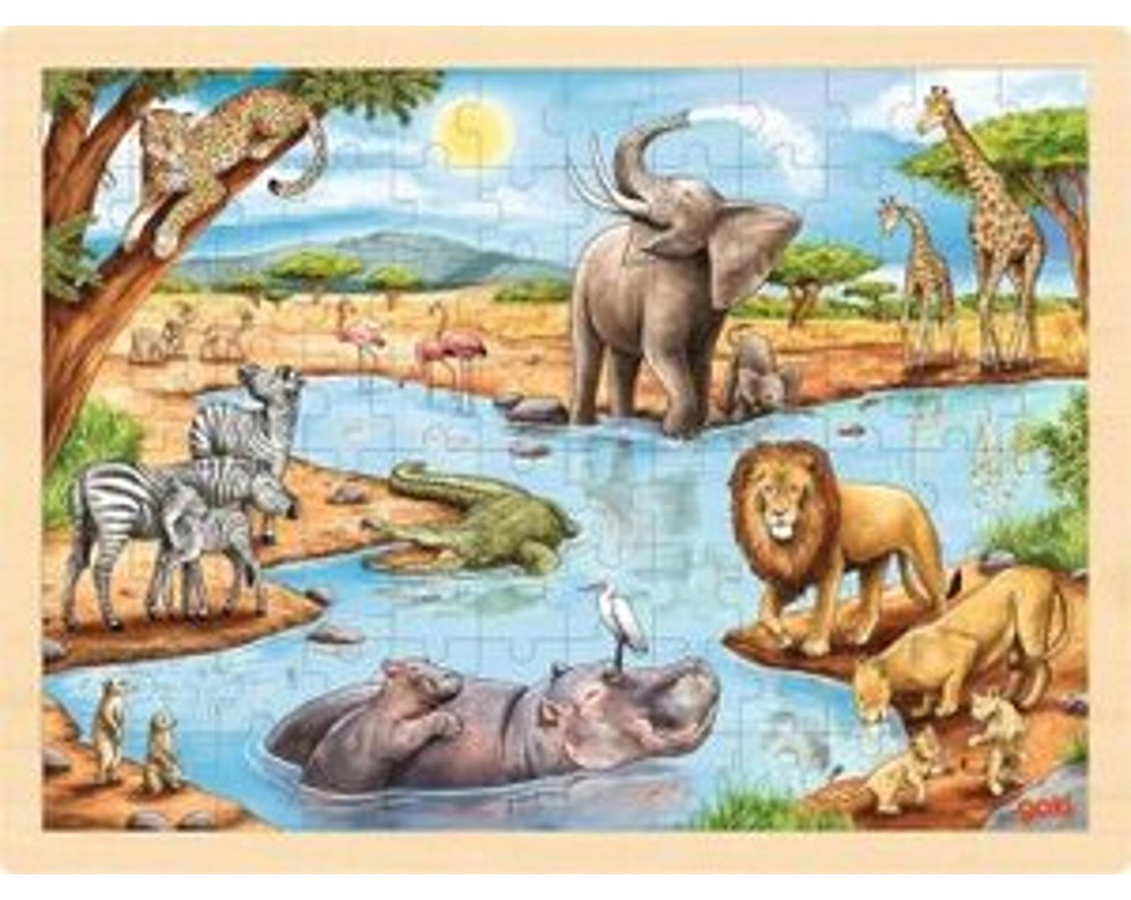 Puzzel met afbeelding van de Afrikaanse savanne van Sonstige Verlage