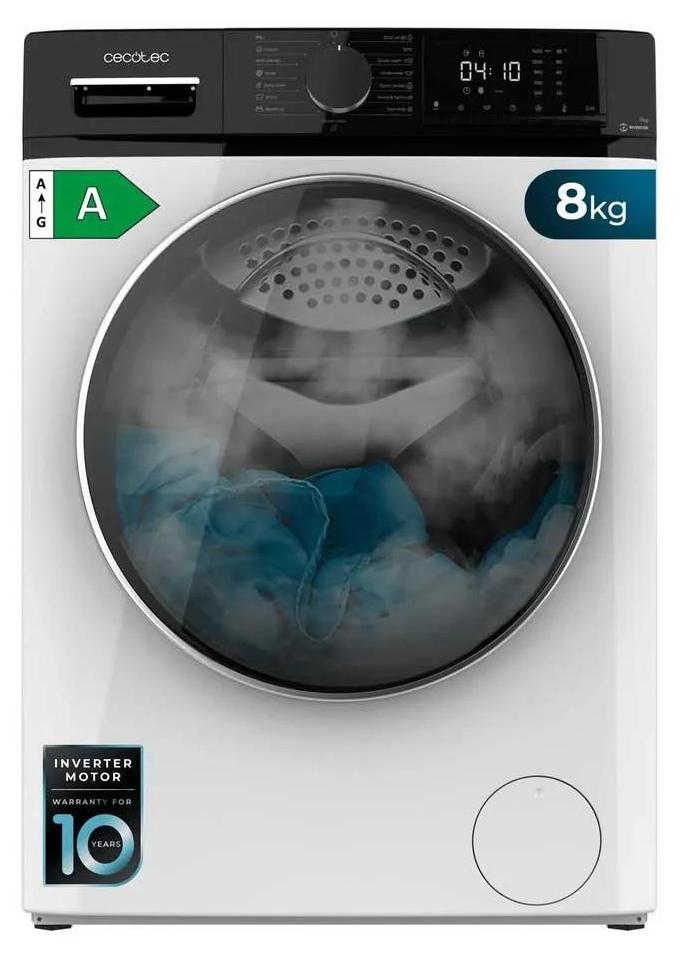 Cecotec Bolero DressCode 8610, Frontlader, 8 kg, C, 76 dB, 1400 RPM, A