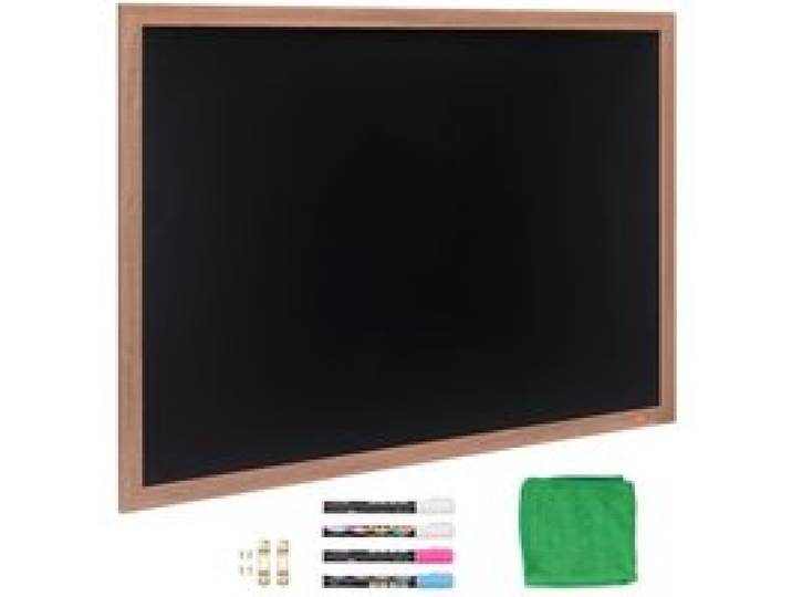 VEVOR Kreidetafel Magnetisch 1168,4 x 889 mm, Magnetsammelbrett 913 x 1092 mm, Vertikalen oder Horizontalen Aufhängen inkl. 4 Kreidemarkers & Tuch, Wandmontage Aufsteller
