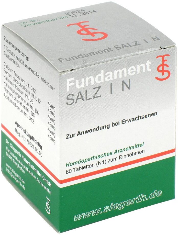 Fundament Salz I N Tabletten