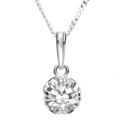 Kette mit Anhänger OSTSEE-SCHMUCK "Ostsee-Schmuck Kette mit Anhänger Fridoline" Gr. 40, silber, Halsketten, Damen, 40cm, Silber 925 (Sterlingsilber), L: 40