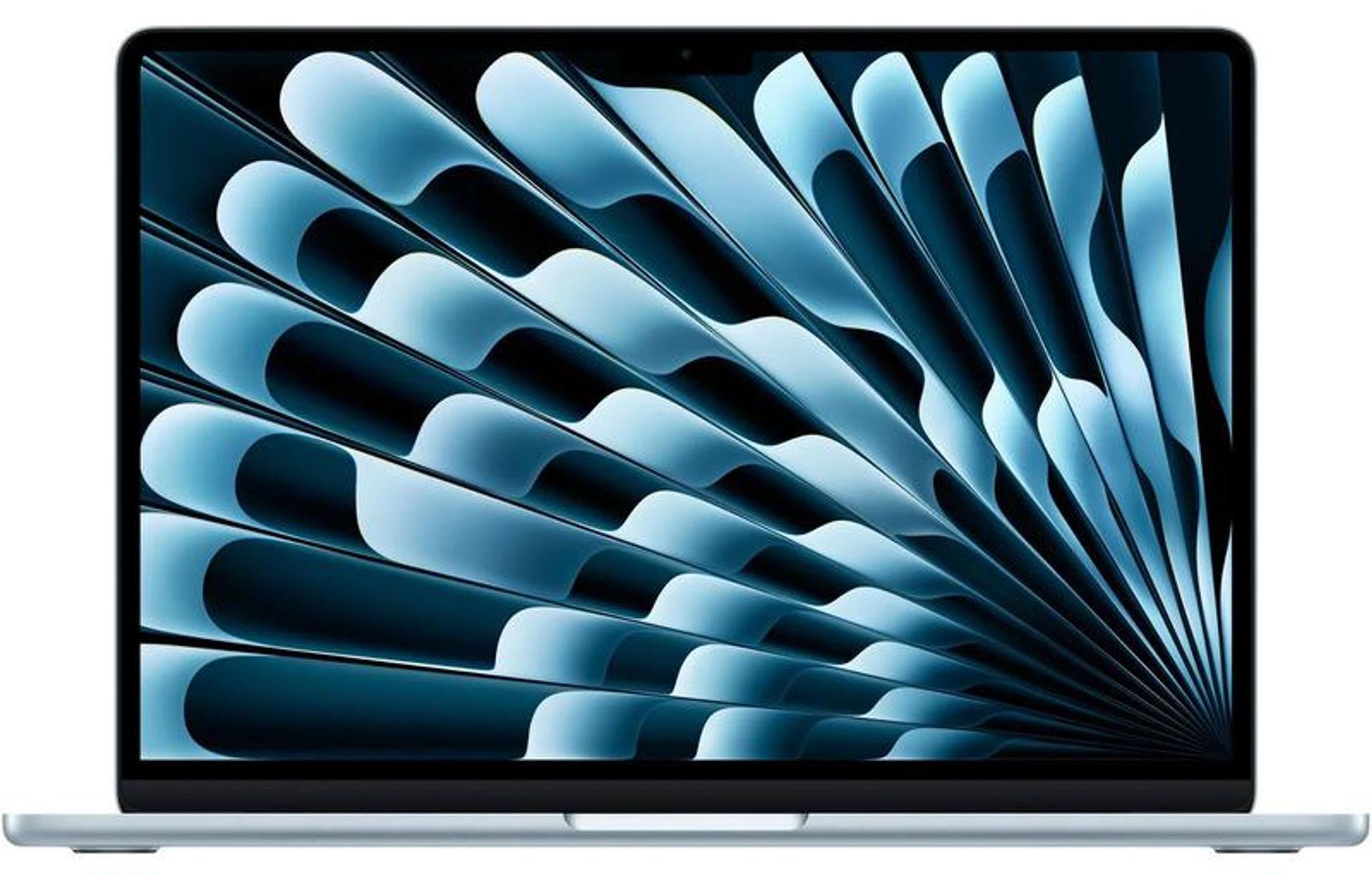 Laptop Apple MacBook Air 13,6 Zoll, M5 Chip (10-Core CPU/10-Core GPU), Retina-Display, 16 GB RAM, 512 GB SSD, internationales Tastaturlayout, macOS, Blau