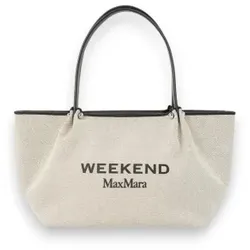 Weekend Max Mara für Damen. 2625516115650 Schwarze Wkagetto-Tasche (OSFA), Lässig, Baumwolle