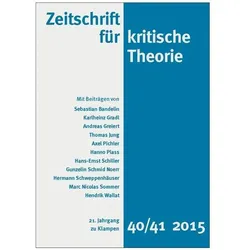 Zeitschrift für kritische Theorie, Heft 40/41, Fachbücher von Theodor W. Adorno