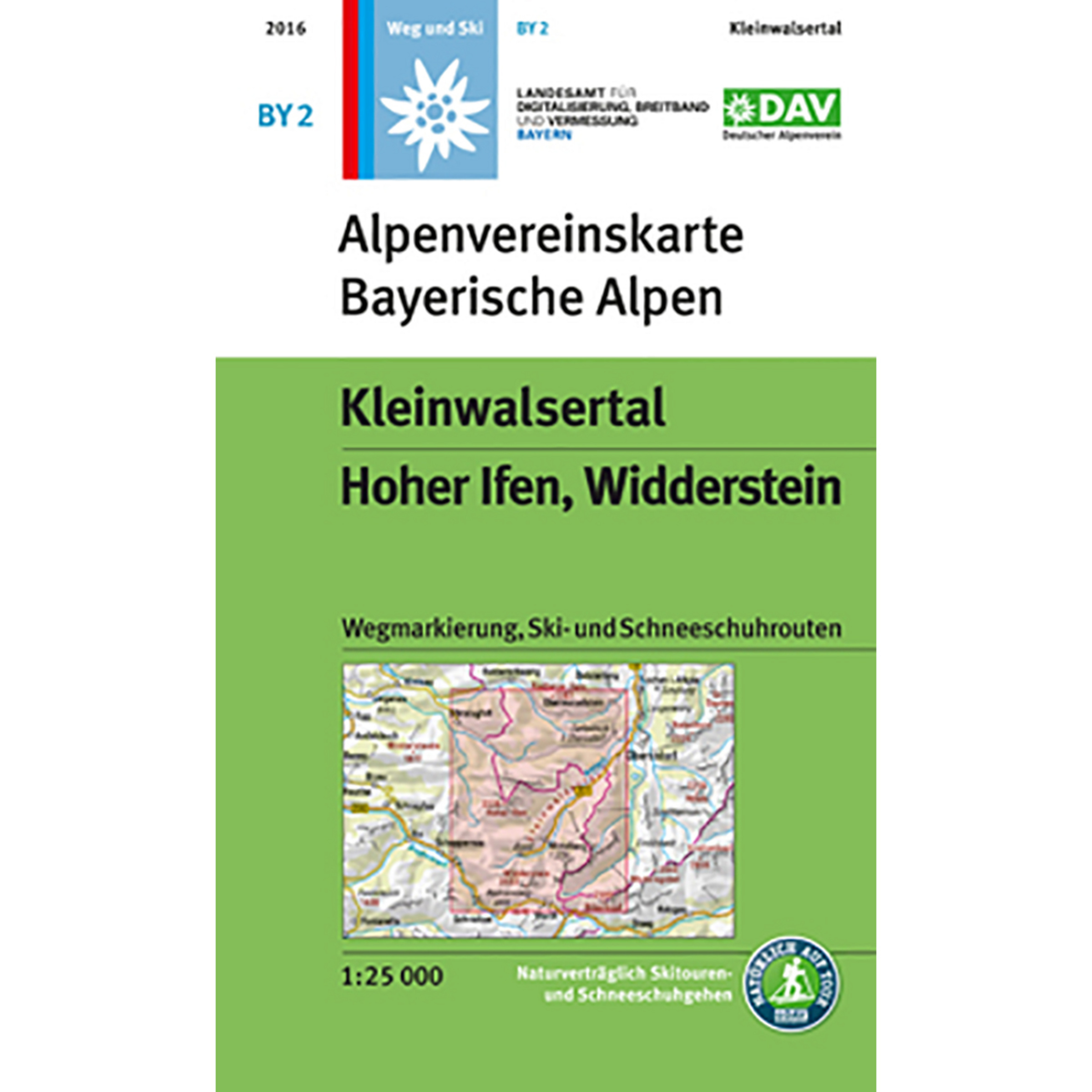 DAV AV-Karte BY 2 Kleinwalsertal Topografische Karten