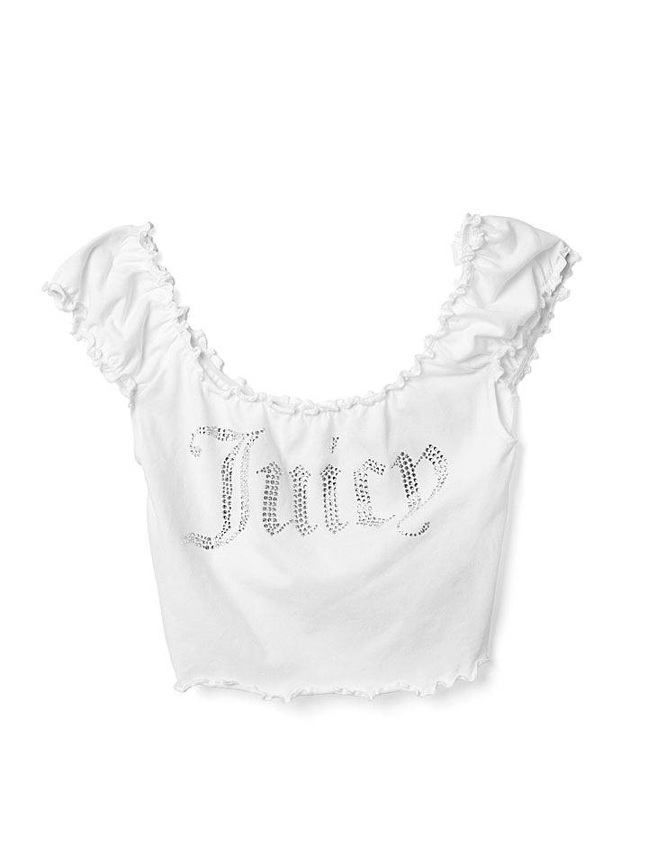 Juicy Couture Top in Weiß - XL