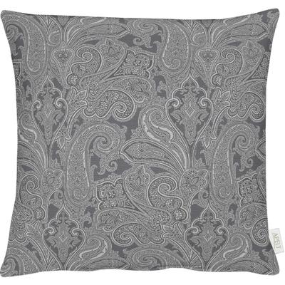 Dekokissen APELT "3313" Gr. 2, schwarz (schwarz, paisleymuster), B:49cm L:49cm, Polyester, Dekokissen_Sitzkissen_Kissenhüllen, Kissenhülle ohne Füllung, 1 Stück