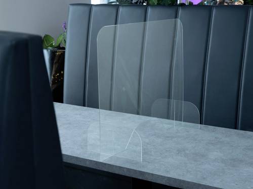 Eurolite 80703007 Mobile Schutzwand Acryl (L x B x H) 800 x 300 x 600mm