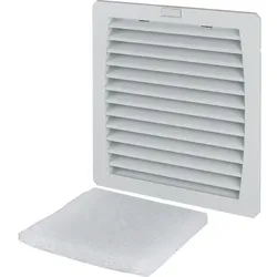 Eaton 167290 Filterlüfter, Luftmenge freiblasend 156/171 m3/h, Ausschnitt 223 x 223 mm, Schutzart IP54 E-FAN4