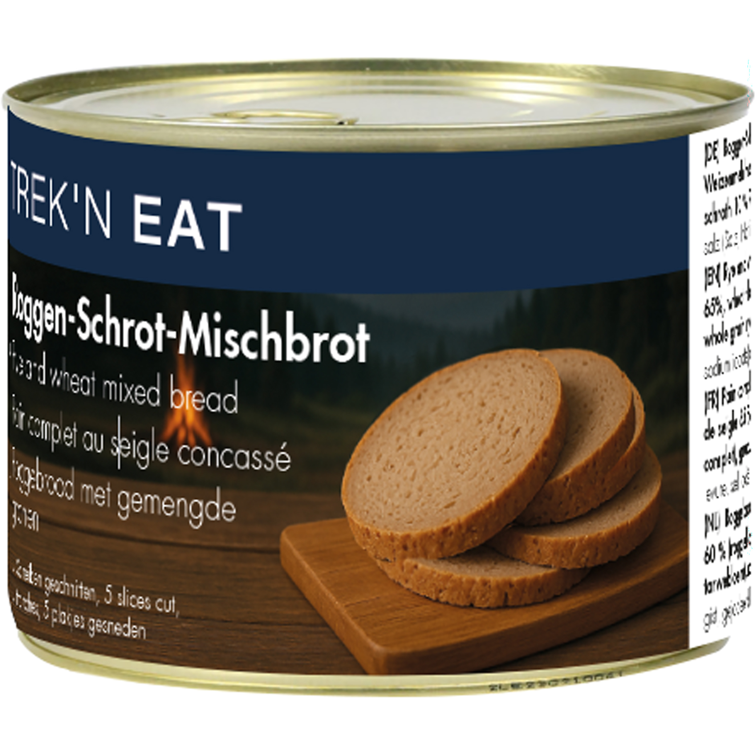 Trek'n Eat Roggen-Schrot Mischrot in Scheiben Trekkingnahrung braun Größe 170G