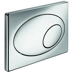Schell WC-Betätigungsplatte weiß 2-Mengen Spülung ovale Betätigung 032631299