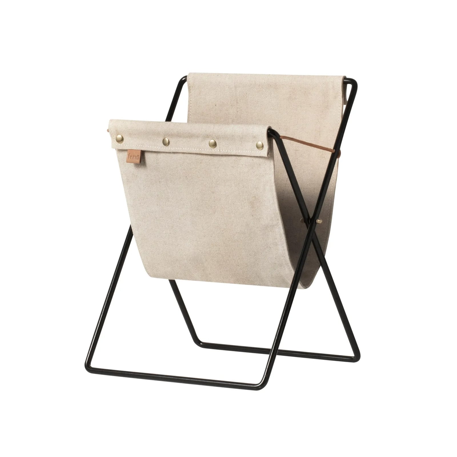 Ferm Living Herman tijdschriftenstandaard zwart