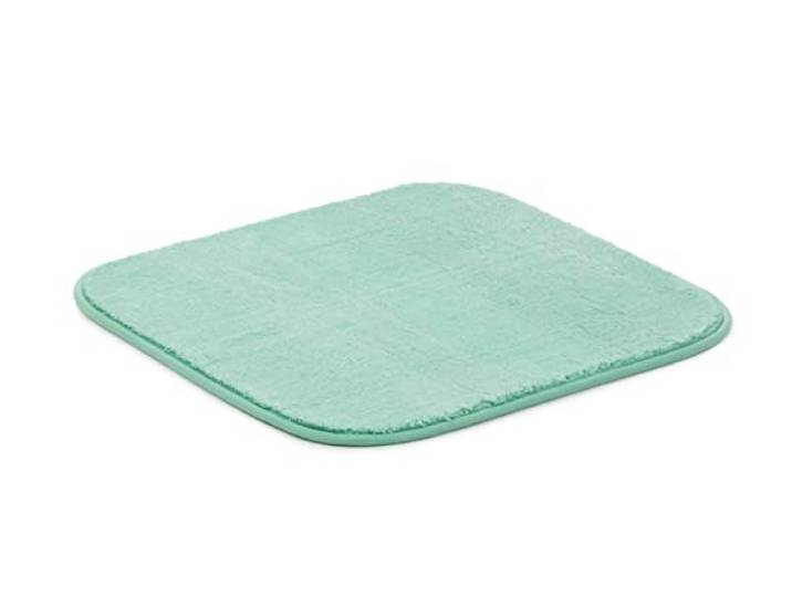 Gözze - Premium Rutschfester Badteppich, RIO, 100% Microfaser, 50 x 45 cm - Mint