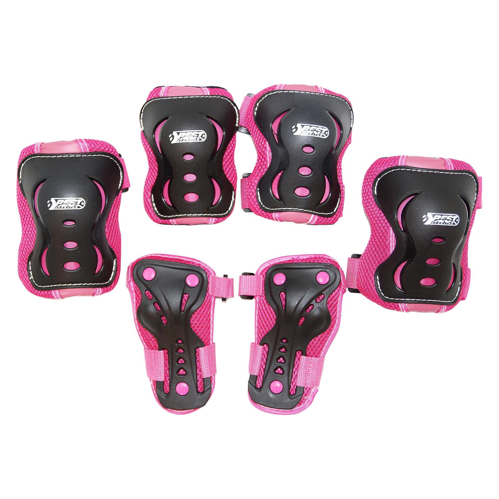 Bestway Schützer Set HQ, Kinder (M, Ellbogenschoner, Handgelenkschoner, Knieschoner, 6 Stück) (30266)