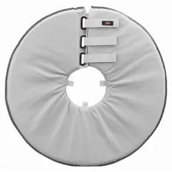 TRIXIE Schutzkragen, Polyester/Schaumstoff, L: 46–49 cm/24 cm, grau