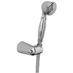 Herzbach Living Spa Brauseset 11512300101 chrom, mit Handbrause, Wandhalter