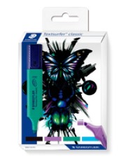 STAEDTLER Textmarker classic cool & cute Design 4er-Set Bürokleinmaterial C4 (364 C4 E1)