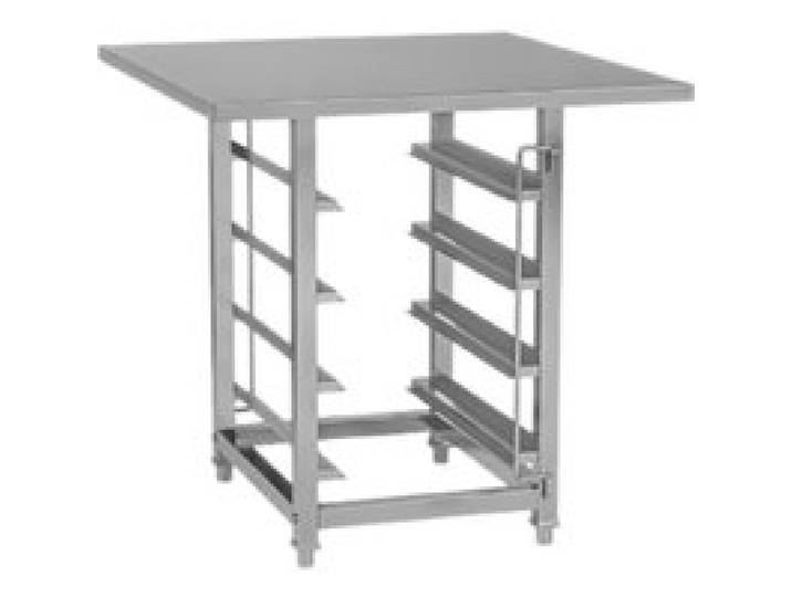 Soubassement pour four - GN 2/1 - 4 niveaux - Plateau 930x850 mm - Acier inoxydable