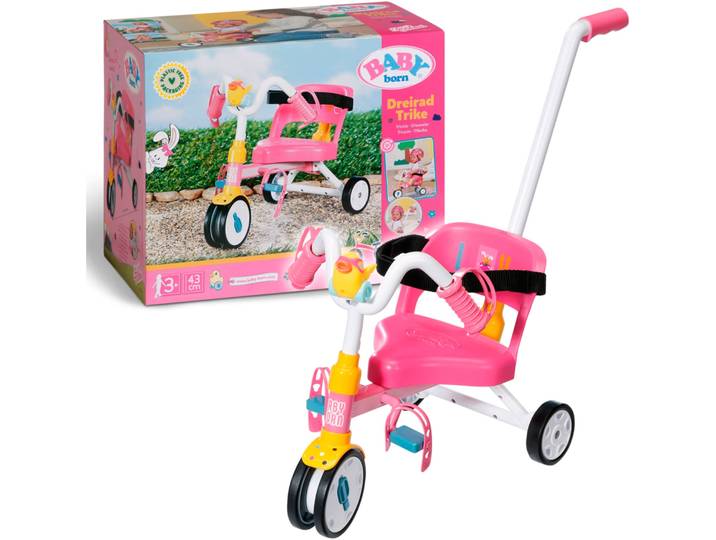 Puppen Fahrzeug BABY BORN Dreirad , rosa, Puppenausstattungen, Kinder, Kunststoff, Metall, Puppen Fahrzeug