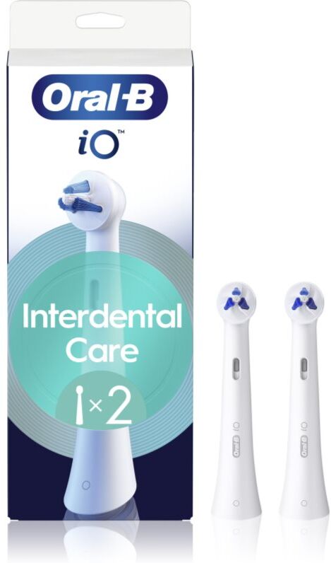 Oral-B iO Interdental Clean Ersatzkopf für die Reinigung von Zahnspangen und Implantaten 2 St.