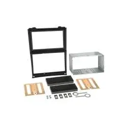 Einbaurahmen 2-DIN Radioblende schwarz für Scania R-Serie ab 2012