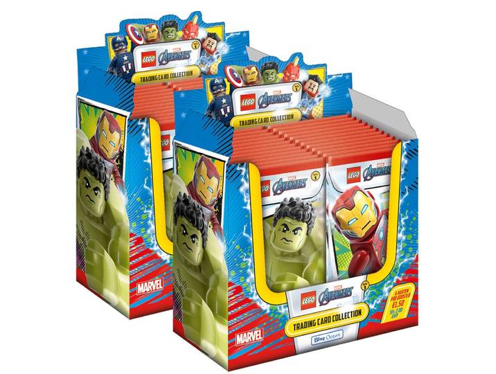 LEGO® Sammelkarte LEGO Avengers Serie 1 Trading Cards - 2 Display (72 Booster)