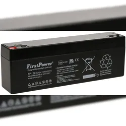 FirstPower Blei-Gel Akku FP1223 VdS 12V 2,3Ah