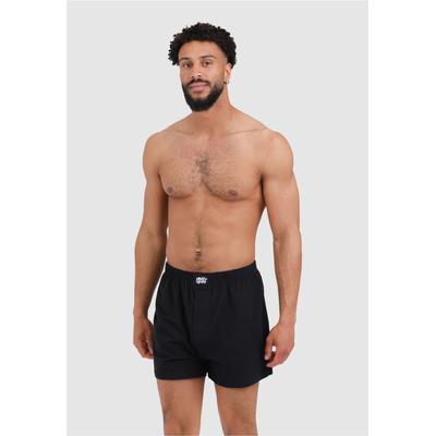 Boxershorts LOUSY LIVIN "Jersey Boxer", Herren, Gr. M, schwarz, weiß, 100% Baumwolle, Unterhosen, im klassischen Design