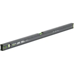 Aluminium Wasserwaage VSERIES 100cm mit zwei Libellen in Anthrazit STALCO PERFECT S010265514