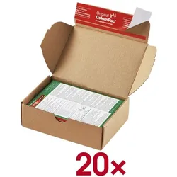 Colompac Versand- und Modulkartons »CP 080.06« 19,2/15,5/9,1 cm - 20 Stück braun, 21.2x9.6x16.1 cm