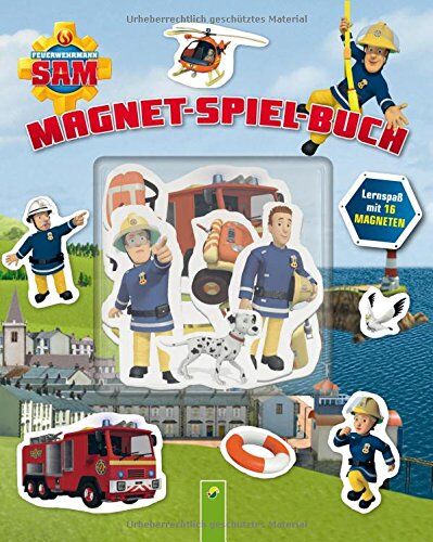 Feuerwehrmann Sam Magnet-Spiel-Buch: Lernspaß mit 16 Magneten - Preis vom 14.10.2026 23:07:16 h