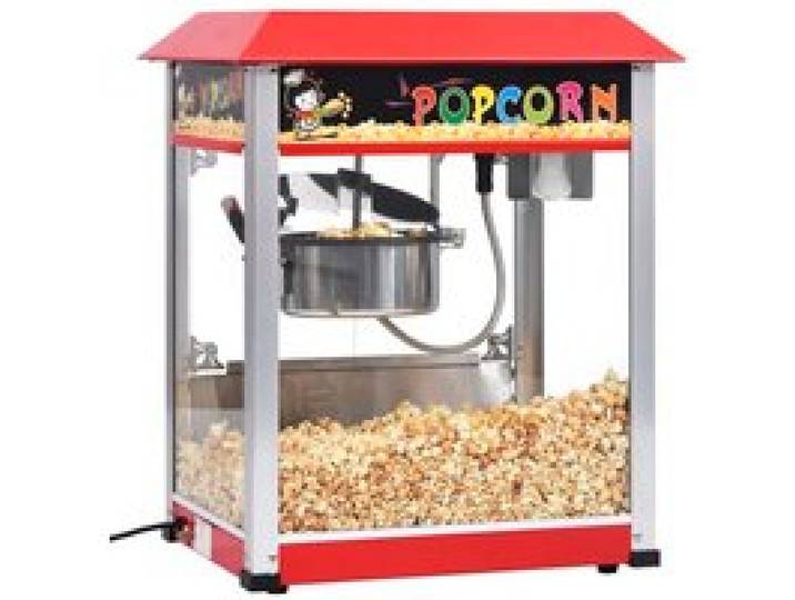 vidaXL Machine à pop-corn avec pot de cuisson en téflon 1400 W 51058