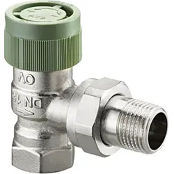 Oventrop Baureihe ADV 9 Thermostatventil 1188366 Messing vernickelt, DN 20, Rp 3/4xR 3/4, Eck