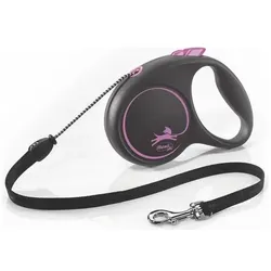 Flexi Black Design Seil (M, Hund, Allgemein), Halsband + Leine