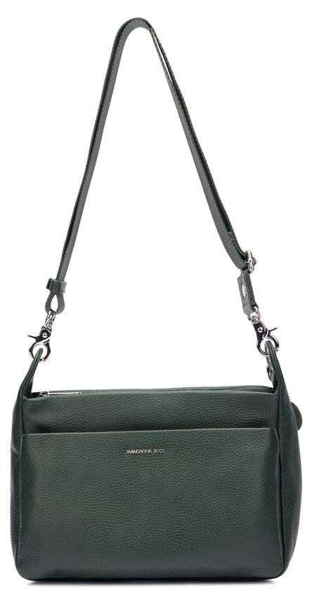 Mandarina Duck Mellow Leather Crossover, Damen, Pine Green