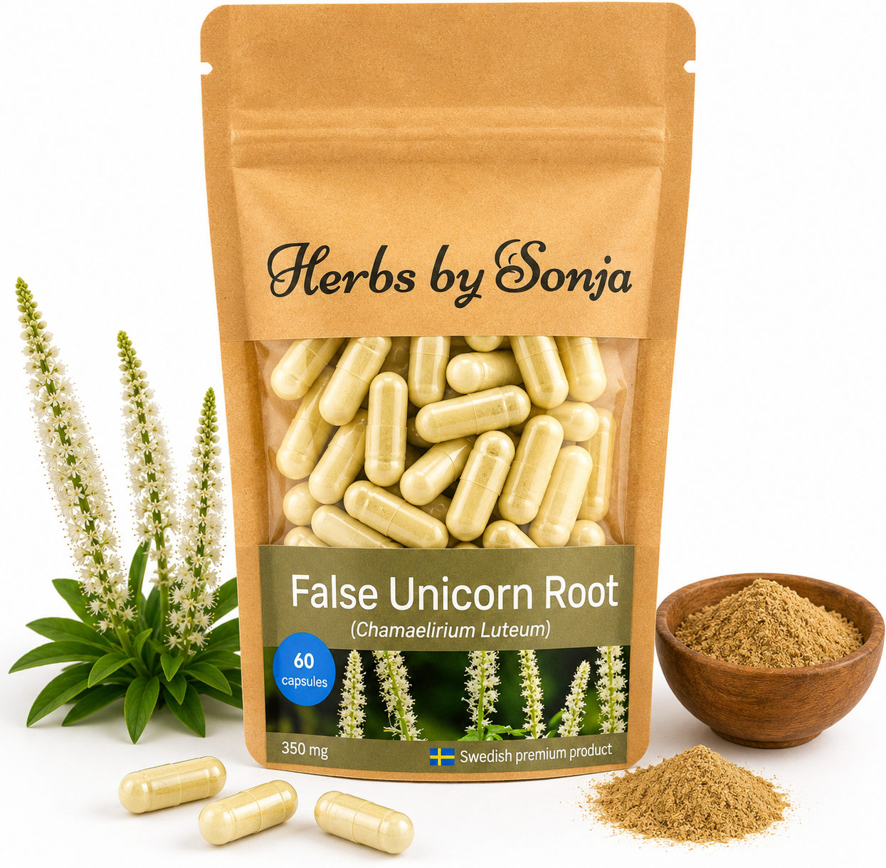 Valse eenhoornwortel – 60 capsules