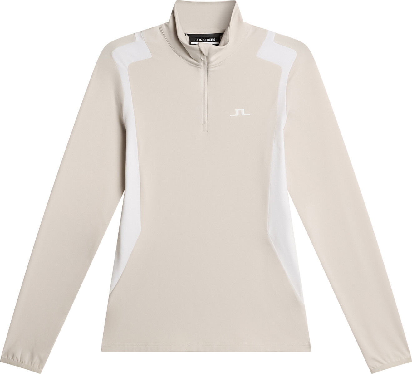 J.Lindeberg Women's Mae Quarter Zip Mid Layer Moonbeam XL
