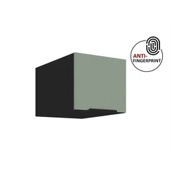 Küchen Aufsatzschrank 40 Küche ARIA Aquamarin matt Küchenzeile Anti Fingerprint